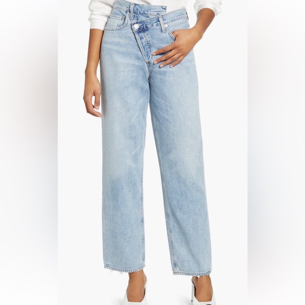 Agolde Crisscross Upsize High Waist Jean